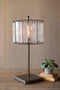 Glass Chimes and Raw Metal Table Lamp | Nautical Decor | Lighting