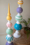 Set of 2 Painted Metal Finials | Seasonal | Easter