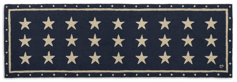 Stars on Blue Runner | Nautical Decor | Rugs