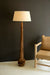 Tall Wooden Floor Lamp with Fabric Shade | Island Decor | Lighting