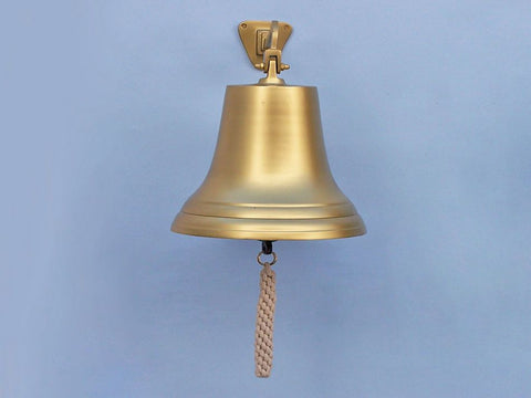 Antique Brass Hanging Ship's Bell | Nautical Decor | Home Accessories